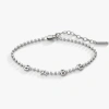 Alex And Ani Babe Tennis Chain Bracelet In Silver