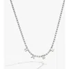 Alex And Ani Babe Tennis Chain Necklace In Metallic