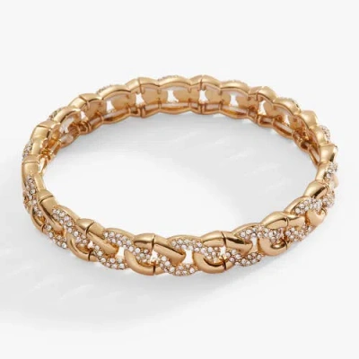 Alex And Ani Brick Stretch Bracelet In Gold