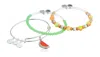 Alex And Ani Color Infusion - One In A Melon Set Of 3 Bracelet Expandable In Multi
