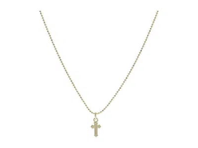 Alex And Ani Cross Dainty Necklace Women's Lobster Claw Adjustable-length Lot26 (gold,one Size)