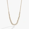 Alex And Ani Crystal Tennis Necklace In Gold