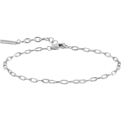 Alex And Ani Everyday Paperclip Chain Bracelet In Silver