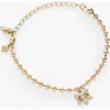 Alex And Ani Evil Eye Ball Chain Bracelet In Gold