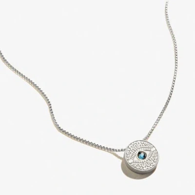 Alex And Ani Evil Eye Crystal  Necklace In Gold
