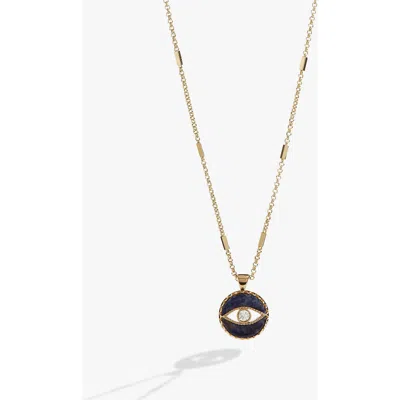 Alex And Ani Evil Eye Necklace In Gold