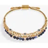 Alex And Ani Evil Eye Stranded Bracelet Set In Gold