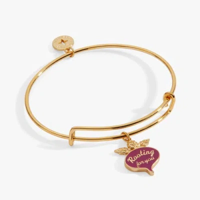 Alex And Ani Farmers' Market 'rooting For You' Charm Bangle In Gold