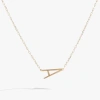 Alex And Ani Gold Elongated Initial Pendant Necklace