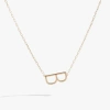Alex And Ani Gold Elongated Initial Pendant Necklace