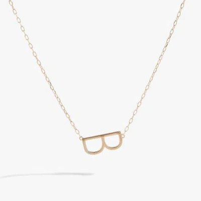 Alex And Ani Gold Elongated Initial Pendant Necklace