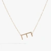 Alex And Ani Gold Elongated Initial Pendant Necklace
