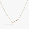 Alex And Ani Gold Elongated Initial Pendant Necklace