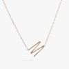 Alex And Ani Gold Elongated Initial Pendant Necklace