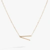 Alex And Ani Gold Elongated Initial Pendant Necklace