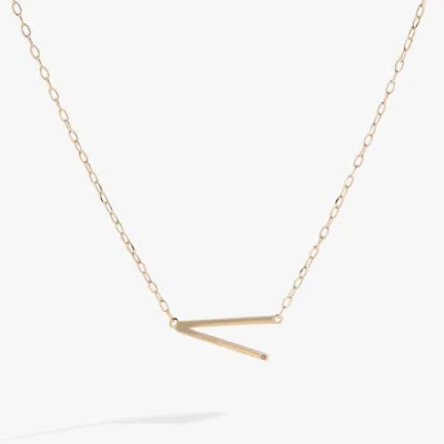 Alex And Ani Gold Elongated Initial Pendant Necklace