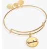 Alex And Ani Grandma Charm Bangle Bracelet In Gold