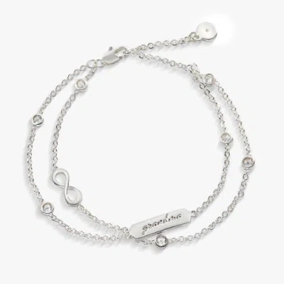 Alex And Ani Grandma' Infinity Chain Bracelet, Adjustable