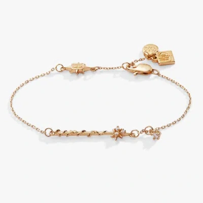 Alex And Ani Harry Potter Hermione Wand  Bracelet In Gold