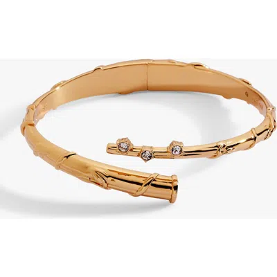 Alex And Ani Harry Potter Hermione Wand Bypass Cuff Bracelet In Gold