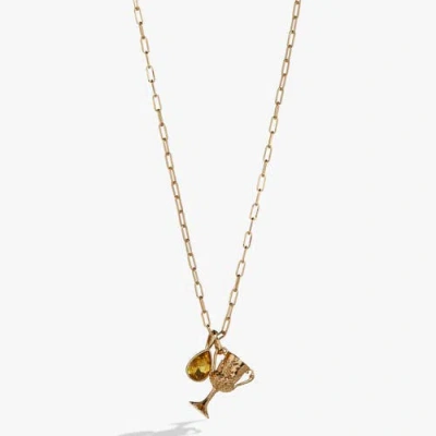 Alex And Ani Harry Potter Hufflepuff Cup Necklace In Gold