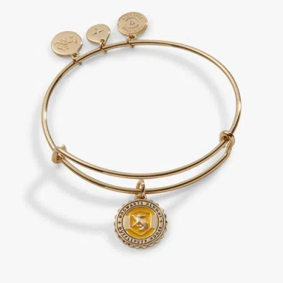 Alex And Ani Harry Potter Hufflepuff House Charm Bangle Bracelet In Gold