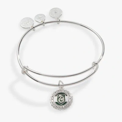 Alex And Ani Harry Potter Slytherin House Charm Bangle Bracelet In Silver