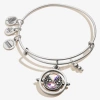 Alex And Ani Harry Potter Time Turner Spinner Charm Bangle Bracelet In Silver