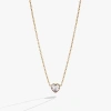 Alex And Ani Heart Pendant Necklace In Gold