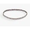 Alex And Ani Heart Tennis Bracelet In Neutral