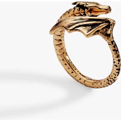 Alex And Ani House Of The Dragon Syrax Bypass Ring In Gold