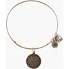 Alex And Ani 'lotus Peace Petals' Expandable Wire Bangle