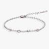 Alex And Ani Love Tennis Bracelet In Silver