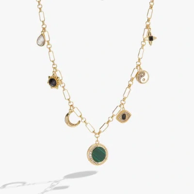 Alex And Ani Malachite Charm Necklace