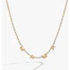 Alex And Ani Mama Crystal Tennis Necklace In Gold