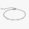 Alex And Ani Mama Tennis Bracelet In Silver