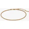 Alex And Ani Mini Rope Chain Anklet