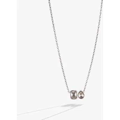 Alex And Ani Moi Et Toi Pendant Necklace In Silver