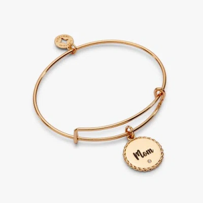 Alex And Ani Mom Charm Bangle In Gold