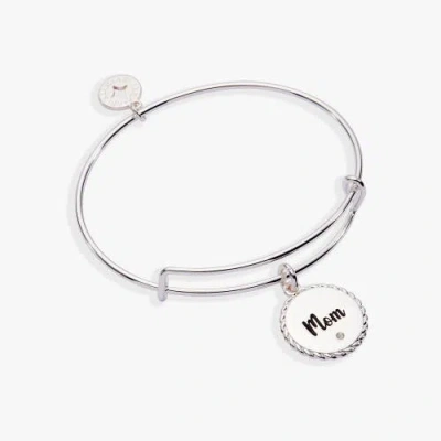 Alex And Ani Mom Charm Bangle In Silver