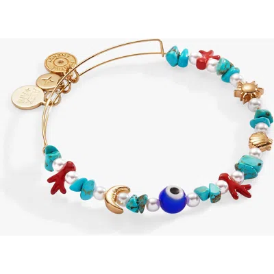 Alex And Ani Moonlight Beach Beach Beaded Bangle Bracelet
