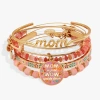 Alex And Ani Mother's Day Floral Bracelet Set Of 5
