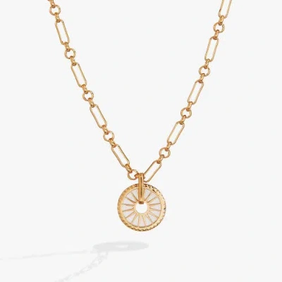 Alex And Ani Mother Of Pearl Starburst Toggle Necklace