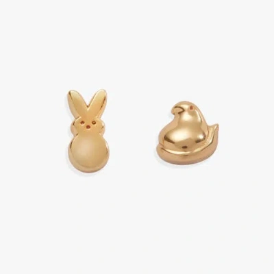 Alex And Ani Peeps® Mismatched Stud Earrings In Gold