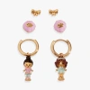 Alex And Ani Polly Pocket Earring Set In Gold