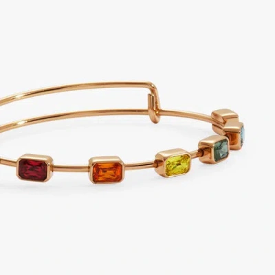 Alex And Ani Rainbow Ombre Inline Bangle Bracelet