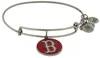 Alex And Ani Red Boston Red Sox Cap Logo Charm Bangle Rafaelian Bracelet - In Metallic