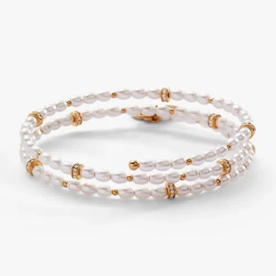 Alex And Ani Rice Pearl Wrap Bracelet