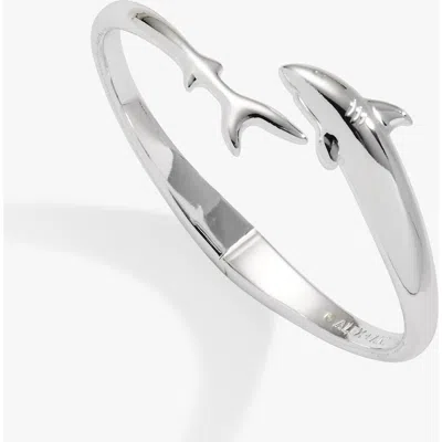 Alex And Ani Shark Bypass Cuff In Metallic