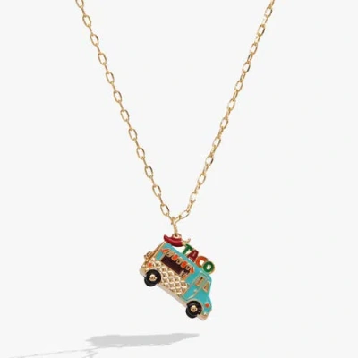 Alex And Ani Taco Truck Necklace In Gold